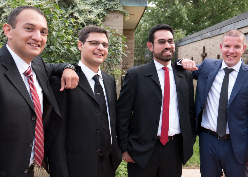 The new brothers: Malaquias, Miguel, Rodrigo, and Tadhg.